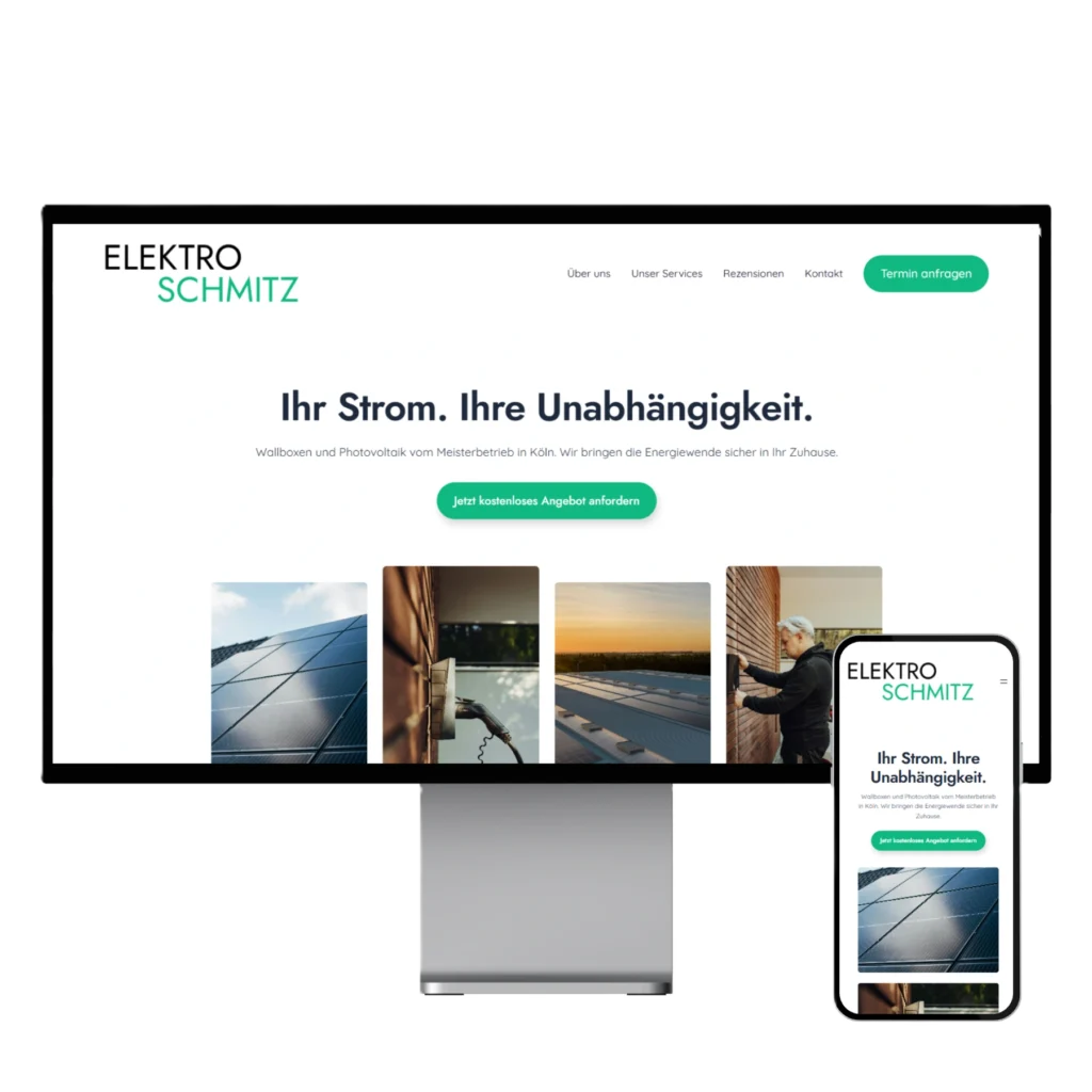 Webseite für Kleinunternehmer Köln